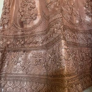 Glittery mauve lehenga